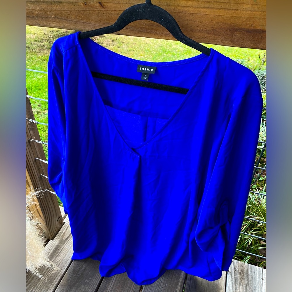 Torrid blue blouse